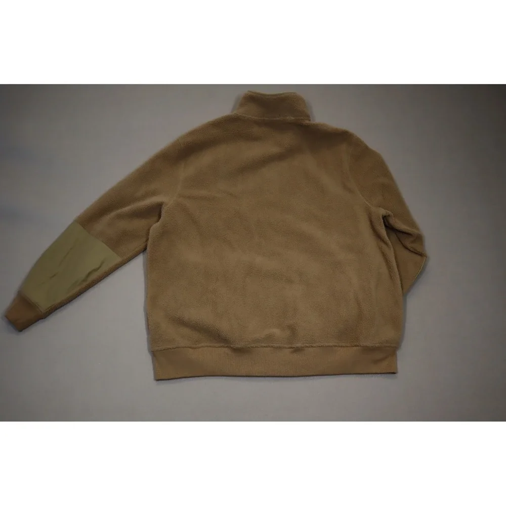 Polo Ralph Lauren Men's Brushed Fleece Jacket -‎ Montana Khaki- Size XXL